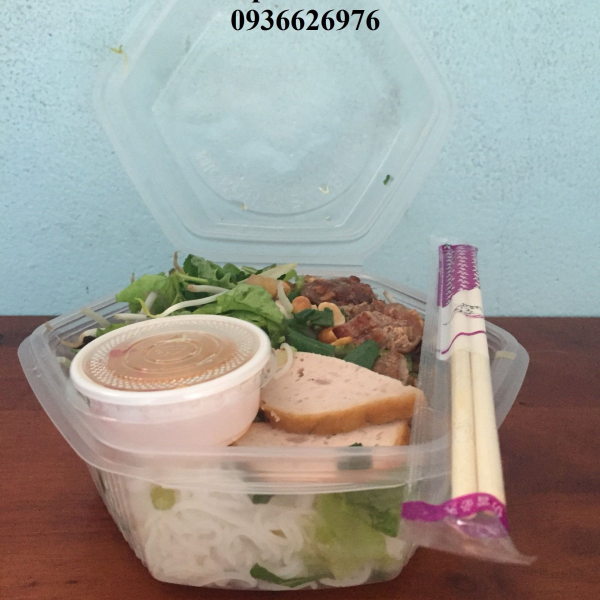 HỘP NHỰA ĐỰNG BÚN THỊT NƯỚNG